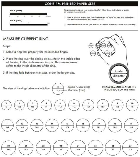 gucci ring size chart us|Gucci size 38 in us.